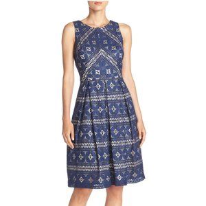 Eliza J Lace Fit & Flare Dress Nordstrom